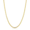 Solid 10K Gold Flat Curb Chain 4.0mm
