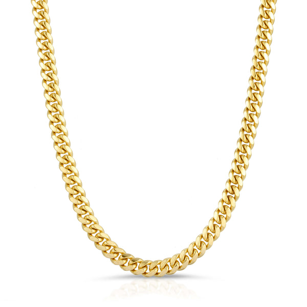 SPECIAL ORDER - Solid 10K Gold Miami Cuban Chain 5.0mm Box Clasp Lock