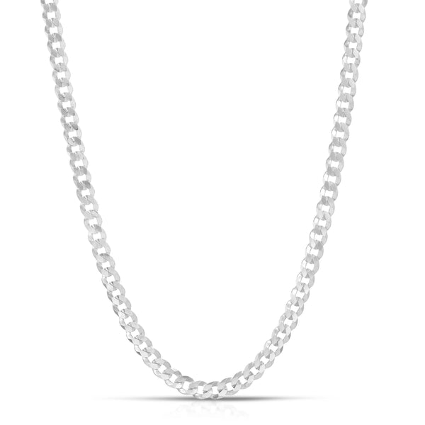 4.7MM FLAT CURB - 925 STERLING SILVER CHAIN