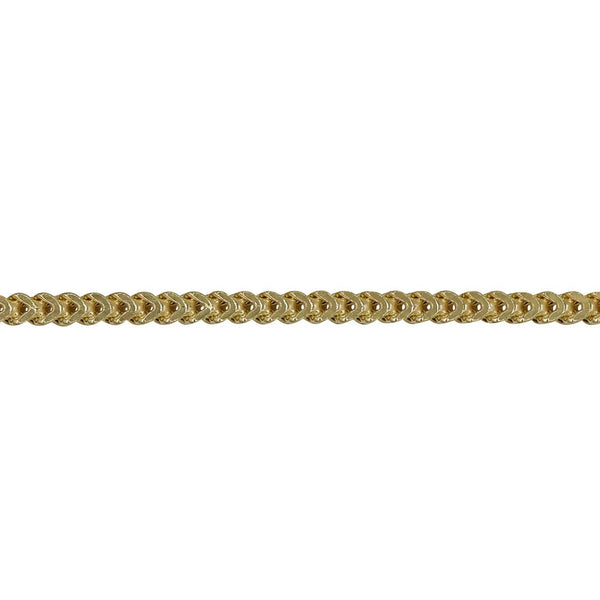 2.5MM FRANCO - HOLLOW 10K GOLD BRACELET - Super Jewelry Co.
