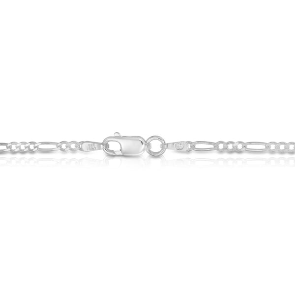 2.3MM FIGARO - 925 STERLING SILVER CHAIN