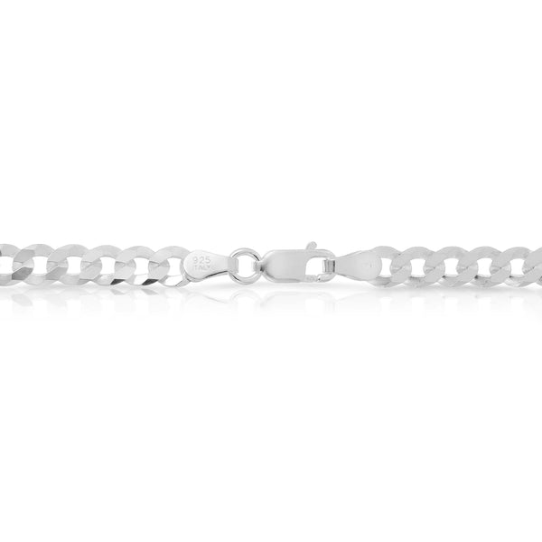 4.7MM FLAT CURB - 925 STERLING SILVER CHAIN