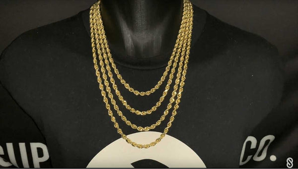How to Layer Gold Chains