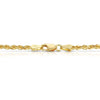 Solid 10K Gold D/C Rope Chain 2.5mm