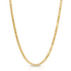 Solid 10K Gold D/C Franco Chain 3.0mm