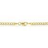 Solid 10K Gold Flat Curb Chain 3.0mm