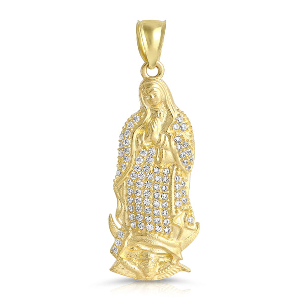 CZ Lady of Guadalupe Pendant (P209)