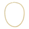 Solid 10K Gold Flat Curb Chain 6.0mm