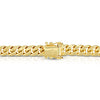 Hollow 10K Gold Miami Cuban Bracelet 5.5mm Box Clasp Lock